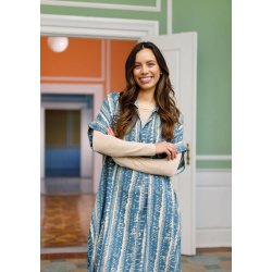 Black Colour - Faye Lurex Blouse - Nude