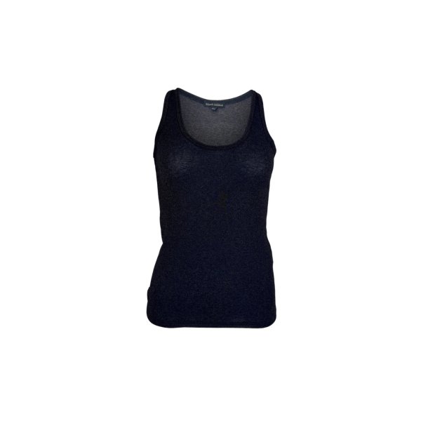 Black Colour - Faye Lurex Top - Black/Black