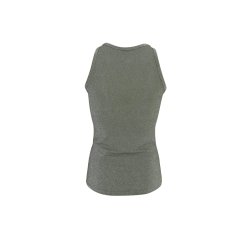 Black Colour - Faye Lurex Top - Olive