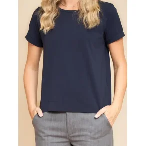 Black Colour - May SS T-shirt - Navy