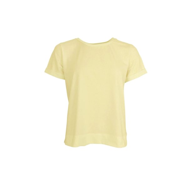 Black Colour - May SS T-shirt - Pastel Yellow