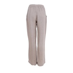 Black Colour - Melina Wide - Linen Bukser - Taupe
