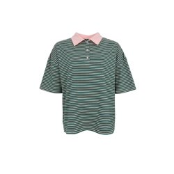Black Colour - Milla SS Polo Shirt - Green