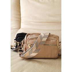 Black Colour - Vanda Crossover taske - Sand w. Garphic - Onesize