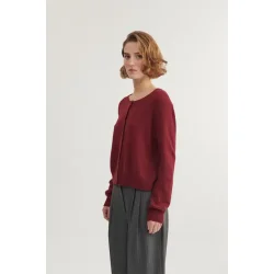 Basic Apparel - Cady Cardigan - Brodeaux Truffle