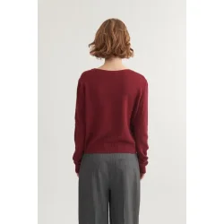 Basic Apparel - Cady Cardigan - Brodeaux Truffle