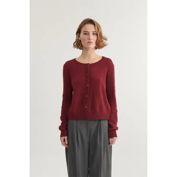 Basic Apparel - Cady Cardigan - Brodeaux Truffle