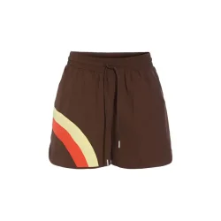 Hunkn - Cindy Track Shorts - Brown