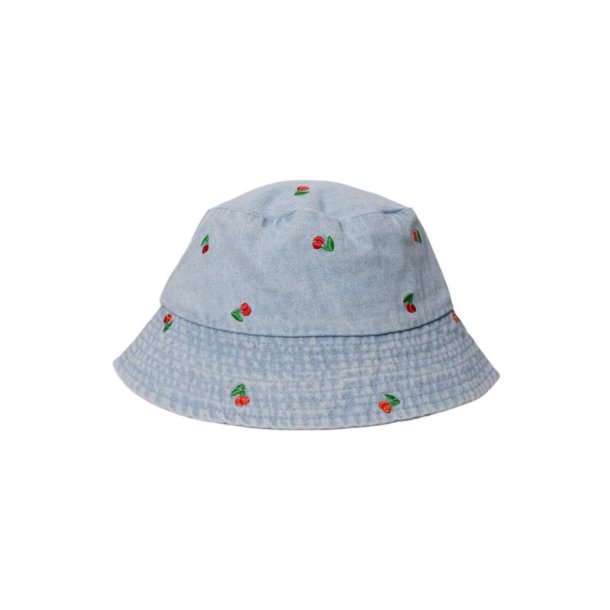 Black Colour - Maluca Denim Bllehat - Lt. Blue Denim/Cherry