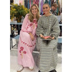 Sissel Edelbo - Wenke Kjole - Pink Stripes - Onesize