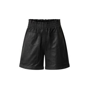 Depeche - HannaDE Shorts - Lder - Black