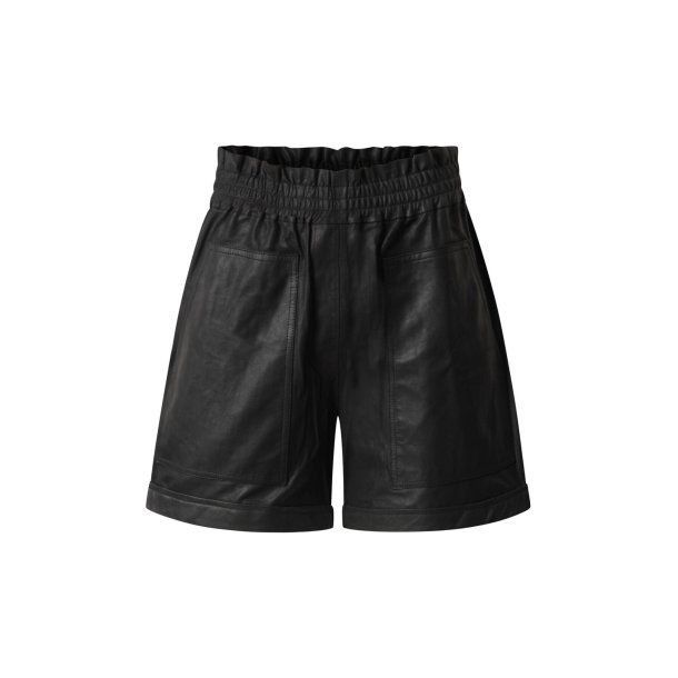 Depeche - HannaDE Shorts - Lder - Black