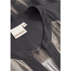 Depeche - KiaDE Kjole - Grey Printed