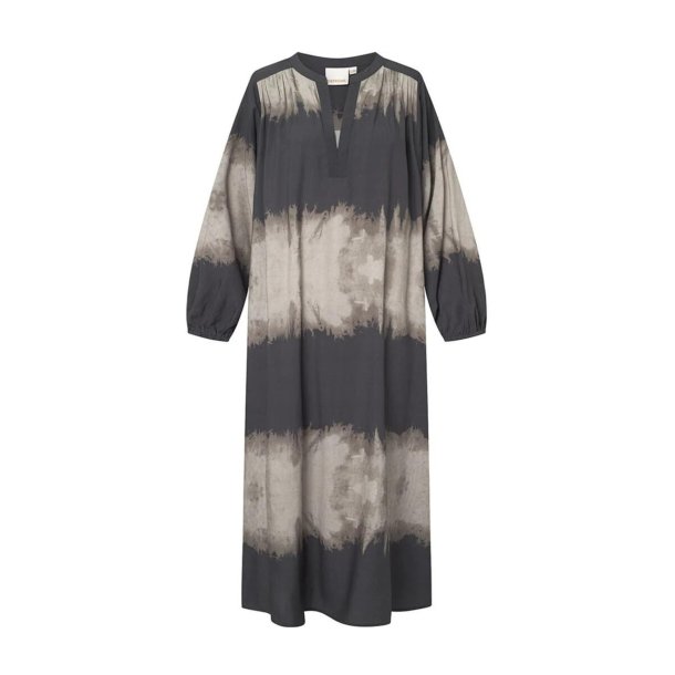 Depeche - KiaDE Kjole - Grey Printed