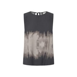 Depeche - KiaDE Sleeveless Top - Grey Printed