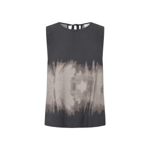 Depeche - KiaDE Sleeveless Top - Grey Printed