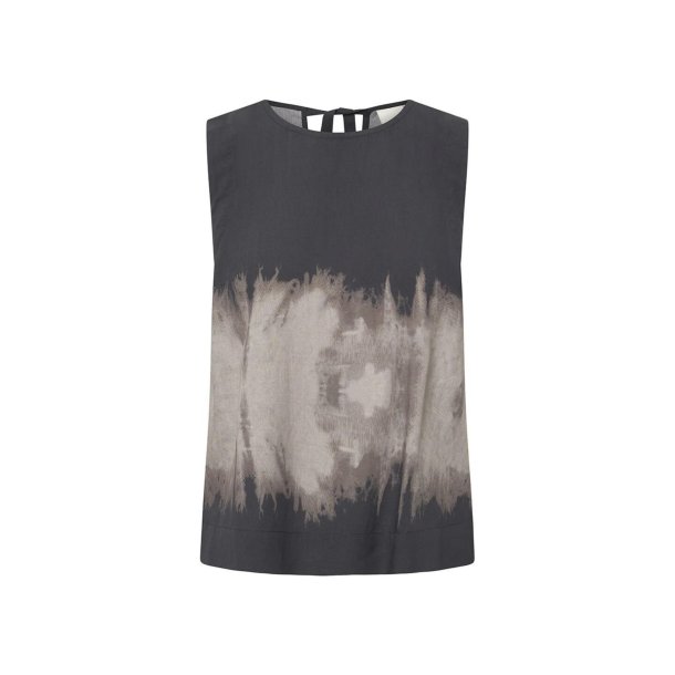 Depeche - KiaDE Sleeveless Top - Grey Printed