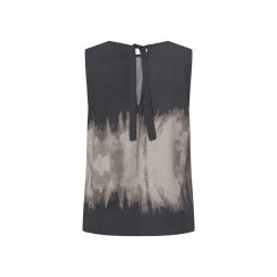 Depeche - KiaDE Sleeveless Top - Grey Printed