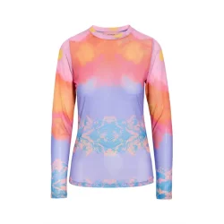 Hunkn - Devon Mesh Blouse - Horizon Art Print