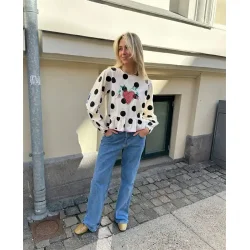 Sissel Edelbo - Diana Top - Black Dot 