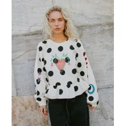 Sissel Edelbo - Diana Top - Black Dot 