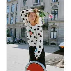 Sissel Edelbo - Diana Top - Black Dot 