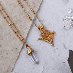 Ananda Soul - Divine Purpose - Halskde - Guld - Crystal