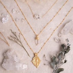 Ananda Soul - Divine Purpose - Halskde - Guld - Crystal