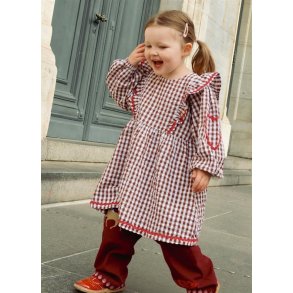 Sissel Edelbo - Nanette MINI Kjole - Brown Checks