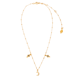 Ananda Soul - Dreamseed Halskde - Guld - Labradorite/Moonstone