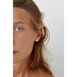 Pernille Corydon - Wild poppy - Earsticks - Slv - 10mm