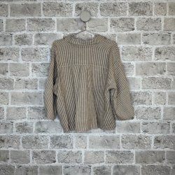 Cabana Living - Facon Skjorte - Latte Stripe