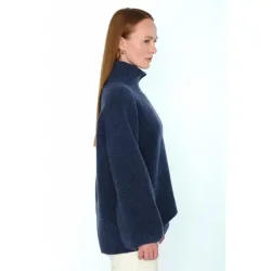 HEST - Fam Patch Kort Sweater - True Navy