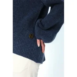 HEST - Fam Patch Kort Sweater - True Navy