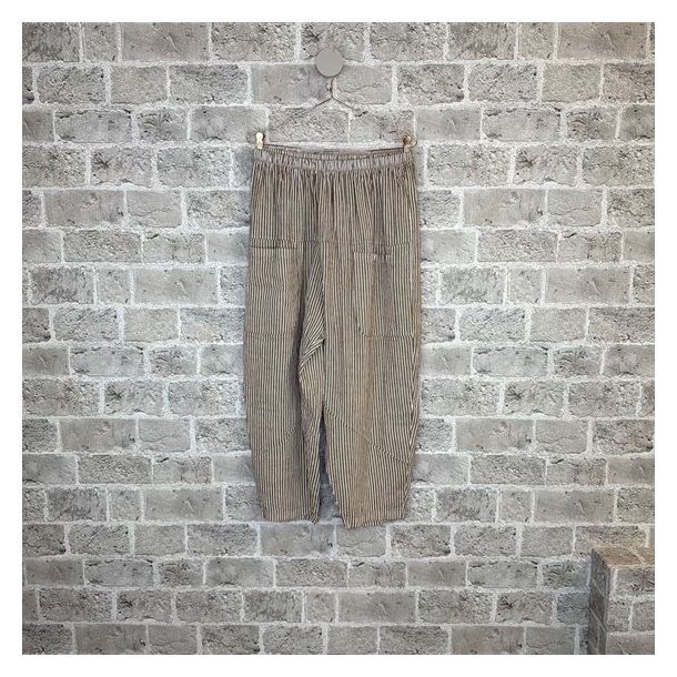 Cabana Living - Filix Bukser - Latte Stripe