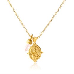 Ananda Soul - Force Of Nature - Halskde - Guld - Morgonite