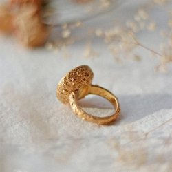 Ananda Soul - From Darkness To Light - Ring - Gold - Labradorite