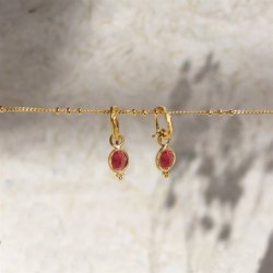 Ananda Soul - Gentle Heart - Hoop - Guld - Pink