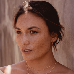 Ananda Soul - Gentle Heart - Hoop - Guld - Pink