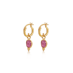 Ananda Soul - Gentle Heart - Hoop - Guld - Pink