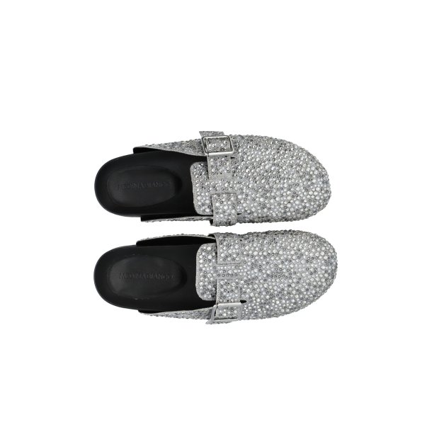 Medina x Bianco - Sand Mule Simili Stones - Silver