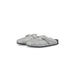 Medina x Bianco - Sand Mule Simili Stones - Silver