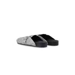 Medina x Bianco - Sand Mule Simili Stones - Silver