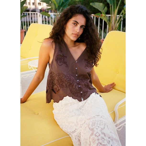 Sissel Edelbo - Celestine Top - Soft Brown