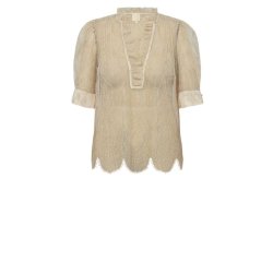 Gossia - Amar Gold Bluse - Creme Gold