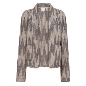 Gossia - Auguste Jakke - Brown Jacquard 