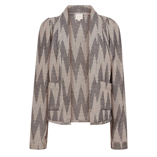 Gossia - Auguste Jakke - Brown Jacquard 