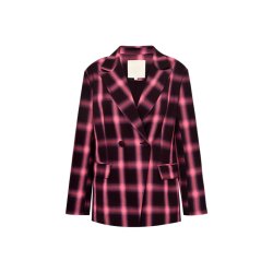 Gossia - JosueGO Blazer - Bourgogne Pink Checks