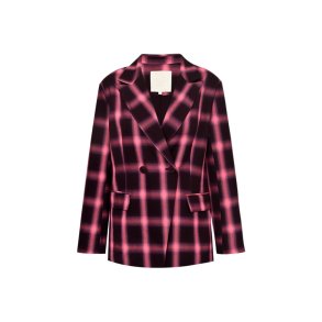 Gossia - JosueGO Blazer - Bourgogne Pink Checks