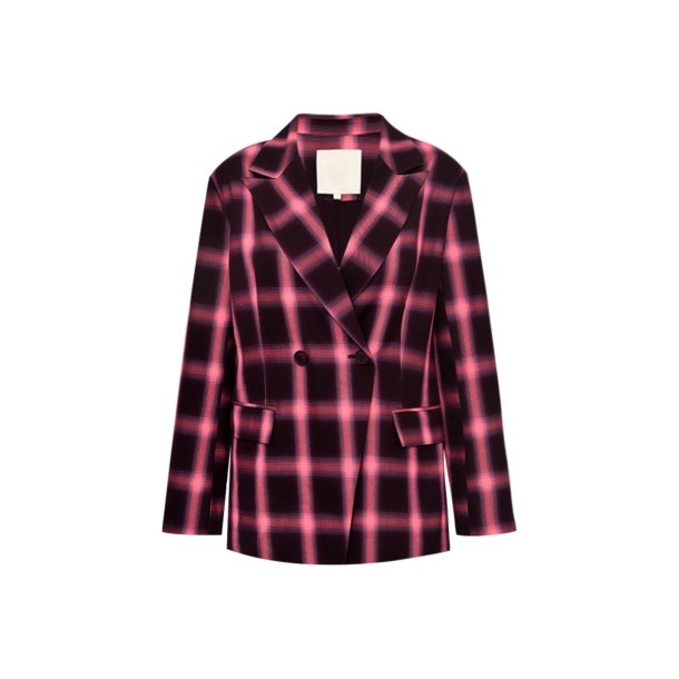 Gossia - JosueGO Blazer - Bourgogne Pink Checks
